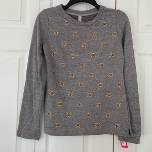 NWT Xhilaration Sweater with Studs + Rhinestones